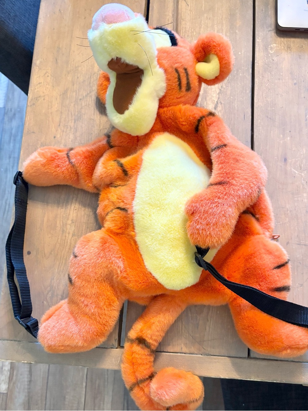 Vintage Disney Store Tigger Plush Backpack